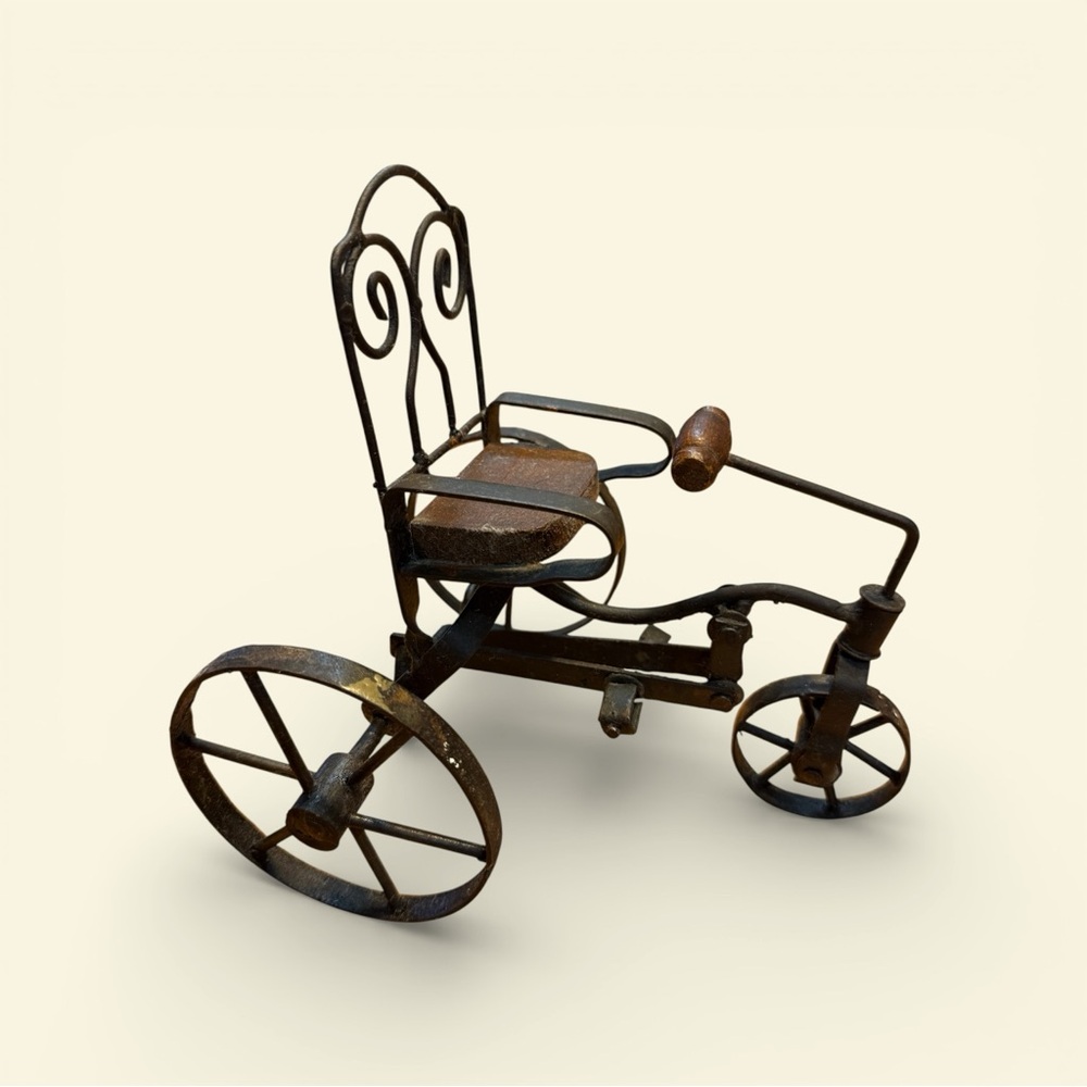 Vintage or antique-style miniature tricycle. “Salesman sample”